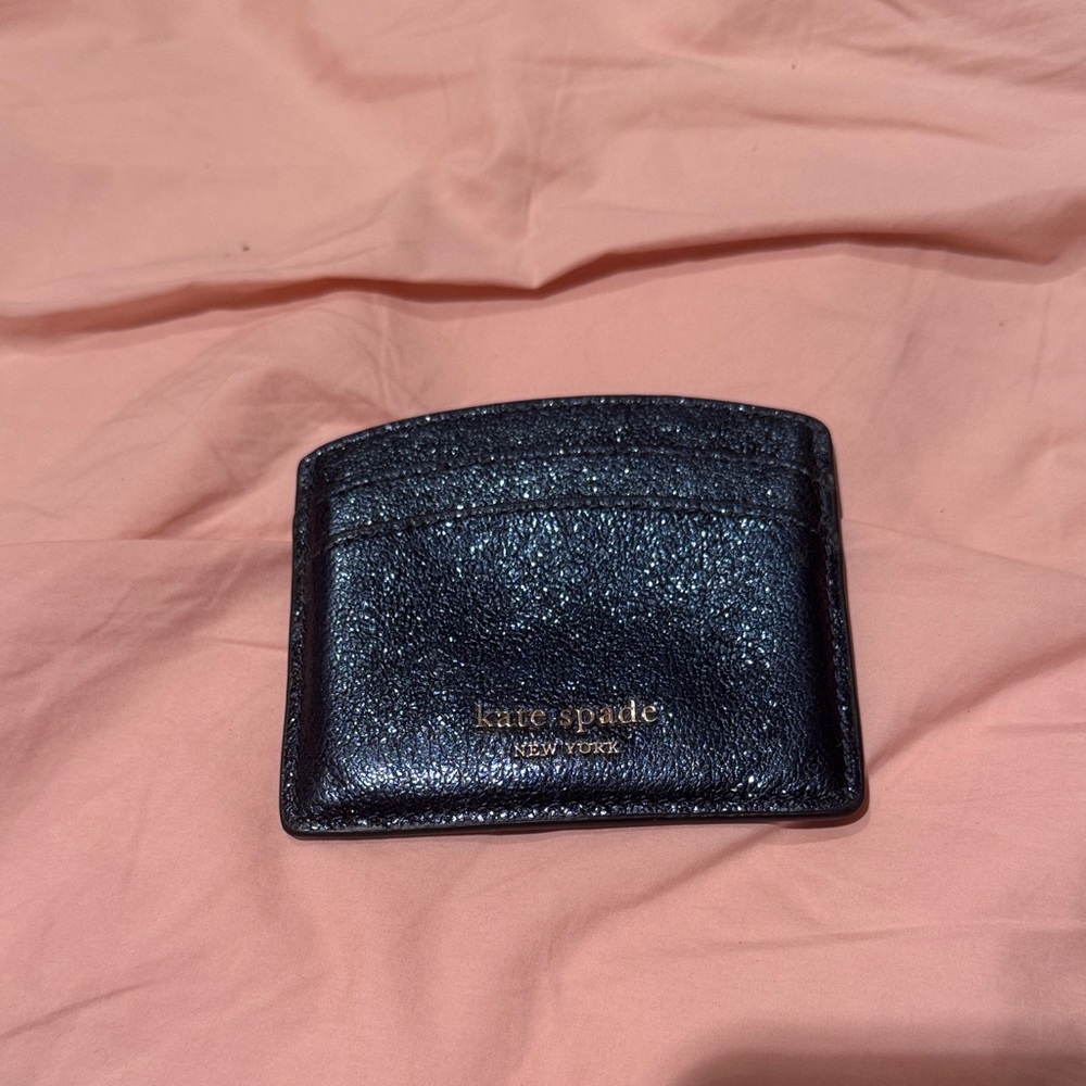 Kate Spade Shimmering Navy Card Holder